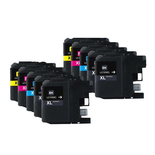 Compatible Brother LC103 Ink Cartridges 10 Pack