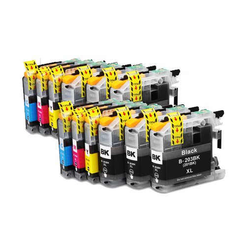 Compatible Brother LC203 Ink Cartridges 12 Pack