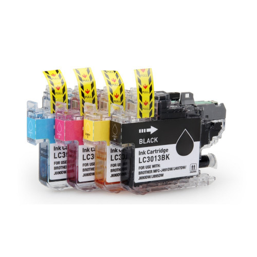 v4ink Compatible Brother LC3013 Ink Cartridges 4 pack