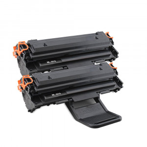 Samsung ML-2010 Laser Printer Compatible Toner Cartridge, Black, 2 Pack Samsung ML-2010 Laser Printer Compatible Toner Cartridge, Black, 2 Pack