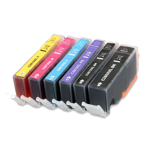 Ink, Compatible Printers Kit 6 Cartucce Inchiostro Per Canon PIXMA - Foto 10