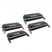 HP 645A (C9730A C9731A C9732A C9733A) Remanufactured Toner Set, 4 Packs