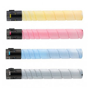v4ink Konica Minolta TN321 Compatible Toner Cartridge 4-Piece Color Set
