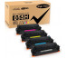 Canon 055H Compatible High Yield Toner Cartridges 4 Color Set (With Chip)