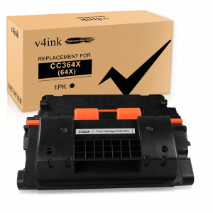 v4ink HP 64X CC364X Compatible High Yield Black Toner Cartridge - 1 Pack v4ink HP 64X CC364X Compatible High Yield Black Toner Cartridge - 1 Pack