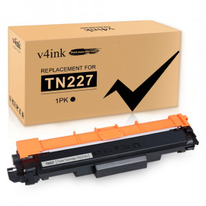 v4ink Compatible Brother TN227 (Replaces TN223) Black Toner Cartridge  - 1 Pack v4ink Compatible Brother TN227 (Replaces TN223) Black Toner Cartridge  - 1 Pack