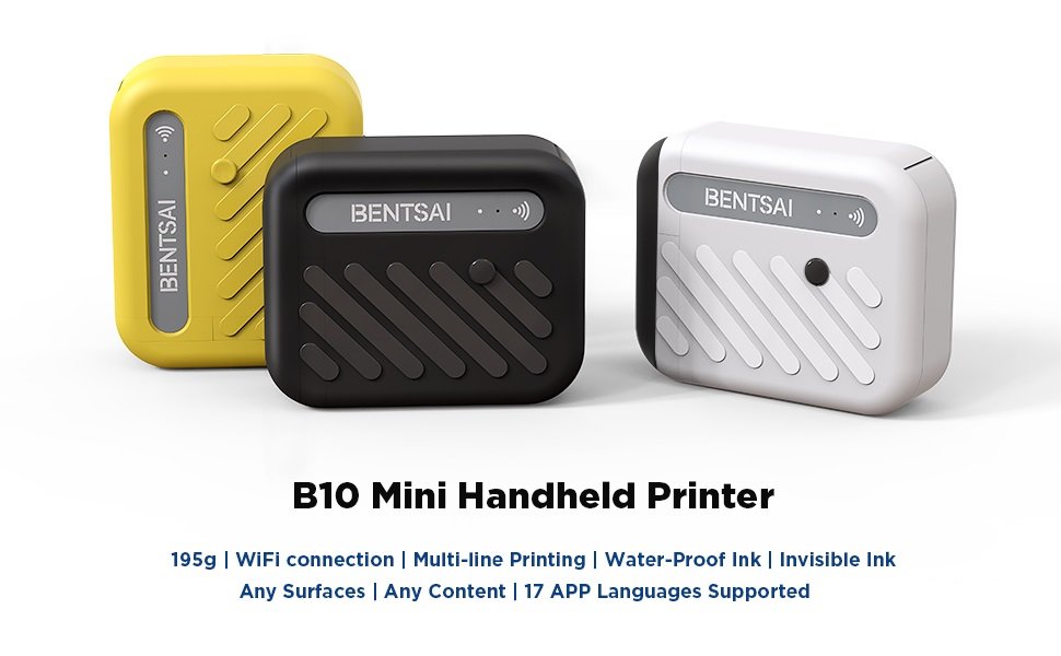 bentsai b10 mini portable printer