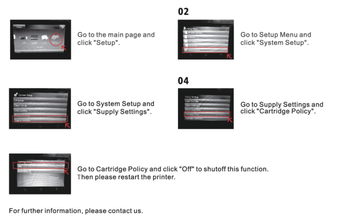 Cartridge Policy