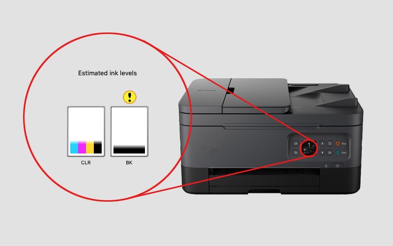 How to trick Canon printer into thinking 260XL ink is full?