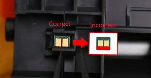 chip correct direction