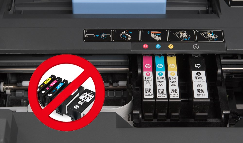 HP disabilita le stampanti dei suoi utenti se utilizzano cartucce di inchiostro non originali
