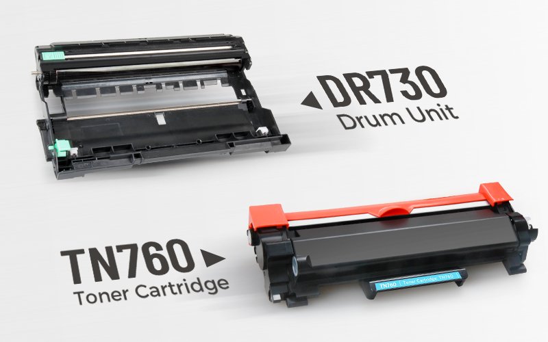 How to change Brother TN730 / TN760 toner cartridges at MFC