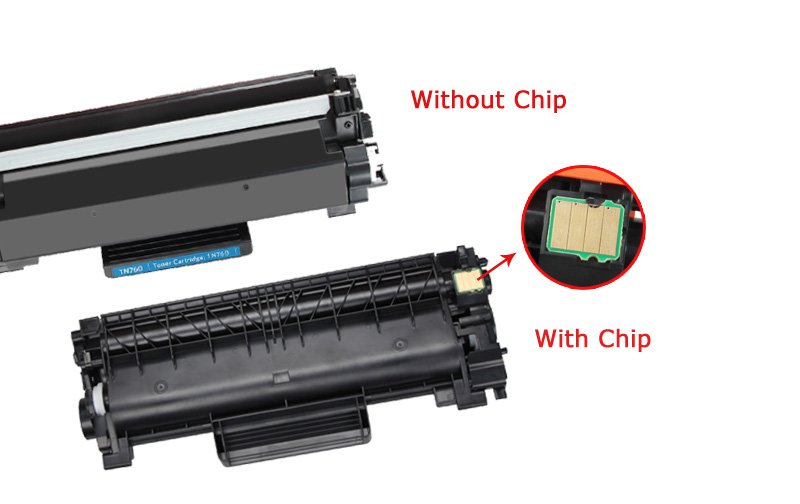 Brother TN-760 Toner Cartridge come with chip or without chip?