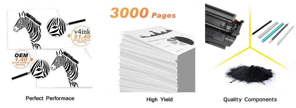 feature of v4ink 58a compatible toner cartridge