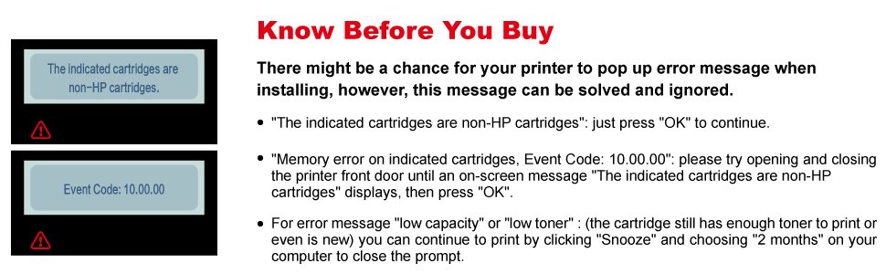 know before you buy v4ink compatible CF285X toner cartridge