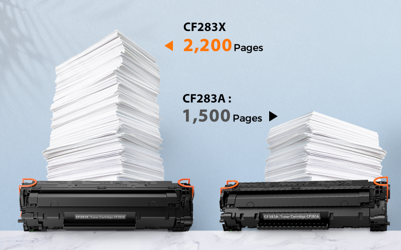 The difference between CF283A and CF283X Toner